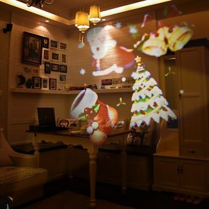12 diapositive <span class=keywords><strong>easy</strong></span> change proiettore laser combinare il LED Di Natale luce esterna impermeabile IP 65 - Product Image 6