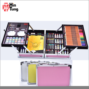 Logo personnalisé professionnel vente à chaud <span class=keywords><strong>en</strong></span> <span class=keywords><strong>ligne</strong></span> 200 pièces Alu Box dessin et peinture Art Set - Product Image 2