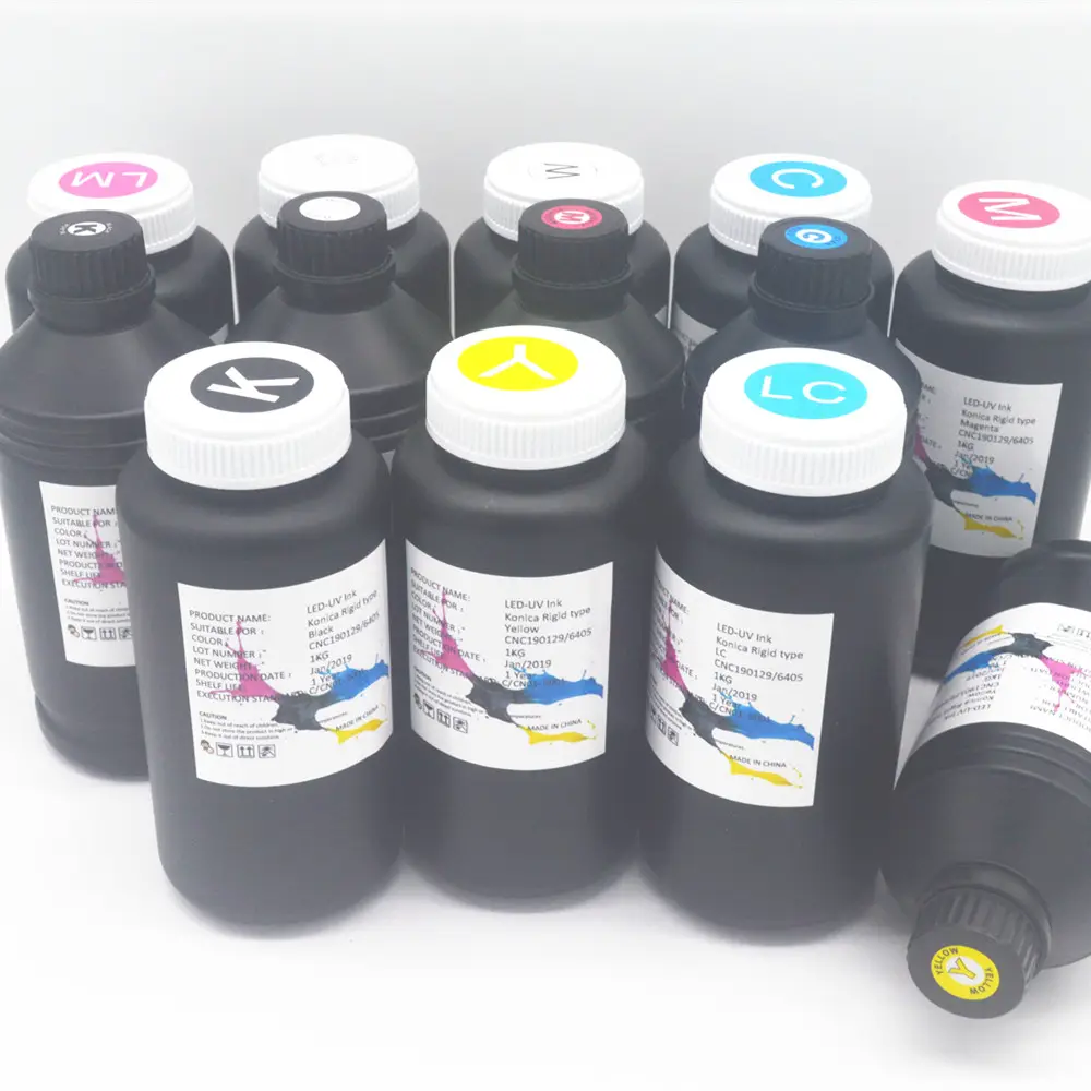 Kualitas Tinggi Merekat Baik Lapisan UV Tinta Primer untuk Pencetakan Akrilik Kaca