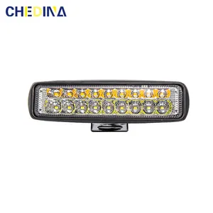 Thanh Đèn LED 54W Màu Trắng Và Vàng 18 Chiếc 6.3 Inch Chất Lượng Cao