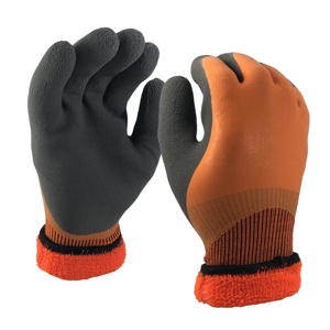 NMSHIELD-guantes de látex con forro polar, impermeables, resistentes al agua, para invierno - Product Image 5