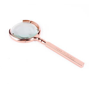 Hijo adulto de oro rosa lectura arqueología pequeño 8x lupa vidrio lupa - Product Image 3