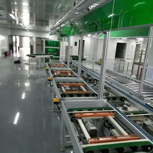 工厂使用的自动速度链输送机笔记本电脑电视装配线
