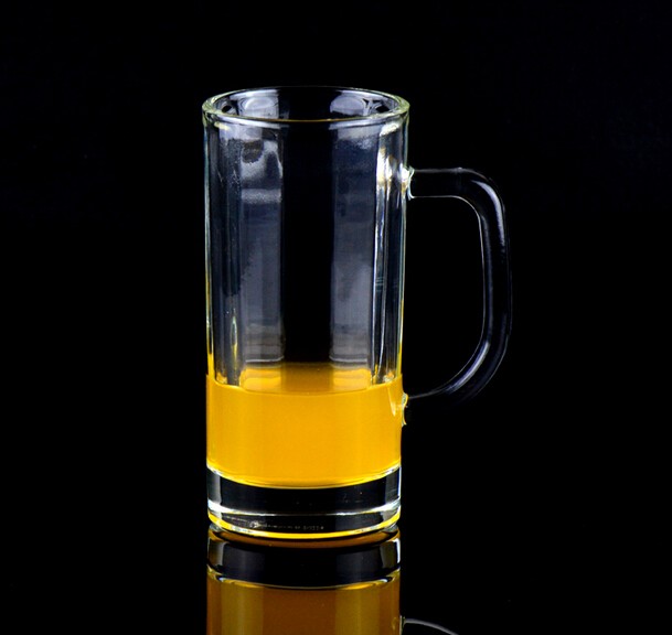 Customized Logo Beer Mug High Capacity 34oz Beer Glass With Handle Glass Mug For Beer