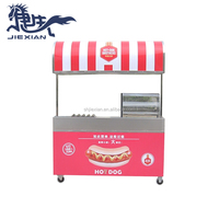 JX-CR200 Ce Gekwalificeerde Hamburger Hotdog Karren Mobiele Churros Kar Te Koop