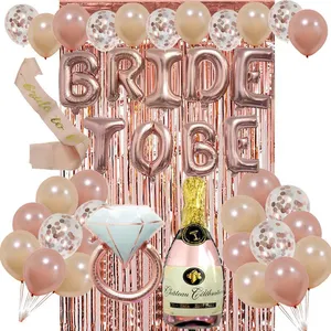 Девичник, украшения для вечеринки, шампанское и Алмазный шарик, набор для девичника невесты, шары для невесты с поясом