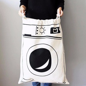Panier à linge en toile à cordon de serrage, motif dessin animé mignon, pour les courses, les vêtements, les jouets pour bébés et enfants, rangement et tri - Product Image 4