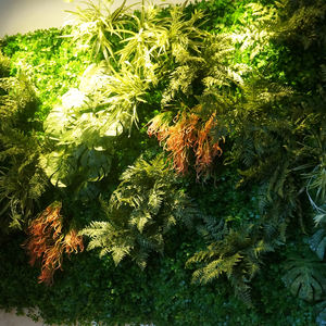 Plante murale en flanelle artificielle sur mesure, imperméable anti-uv, pour décoration de jardin d'hôtel ou de maison, feuilles de magnolia, plante verte, taille personnalisée - Product Image 2