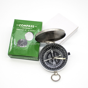पोर्टेबल इस्लैमिक प्रार्थना दिशा फाइंडर जेब कीब्ला कम्पास स्टेनलेस स्टील केस नाइट चमक शॉकप्रूफ आउटडोर पर्यटन सूचक - Product Image 4