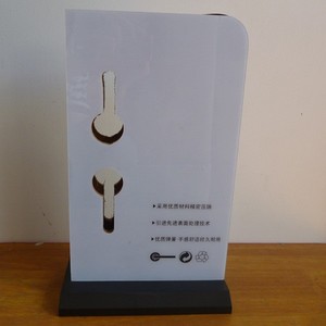 עץ דלת מנעול תצוגת stand, דלת מנעול תצוגת מדף, מצלמת נעילת תצוגת מדף - Product Image 3