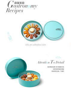 Fancy Bánh Macarons Hộp Giấy Bao Bì Nhỏ Vòng Hộp Các Tông - Product Image 4