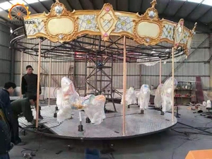 Băng Chuyền Có Thể Tháo Rời Cho Trẻ Em Với Trailer Trẻ Em Điện Di Động Vui Vẻ-<span class=keywords><strong>Go</strong></span>-<span class=keywords><strong>Round</strong></span> - Product Image 4