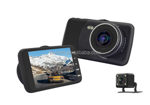 T600 hidden camera 1080 p dash cam hướng dẫn sử dụng 4.0 inch kim loại cơ thể vehicle blackbox dvr ống kính kép - Product Image 4