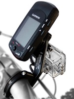 Soporte de Manillar 2 en 1 para Bicicleta RELIC, Color NEGRO, AL6061 T6, 72g, Adaptador de 25.4/22.2mm, Soporte Combinado GP-F