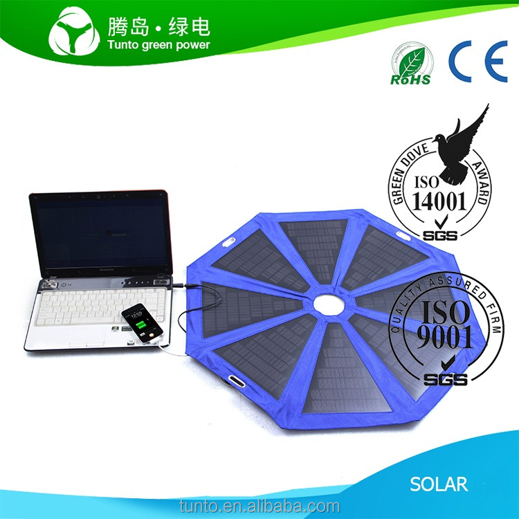 携帯用傘型折りたたみソーラーパネル充電器 24W アウトドア用| Alibaba.com