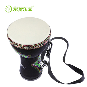 En gros percussions africaine 8.10.12 pouces <span class=keywords><strong>djembé</strong></span> tambour style national broderie motif africain tambour bébé jouets - Product Image 1