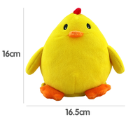 Jouet en peluche poulet vibrant avec module sonore et enregistrement MP3