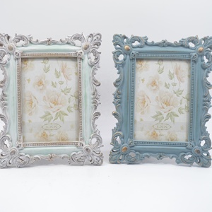 Khung ảnh polyresin cổ điển vàng ánh sáng màu xanh đậm màu xanh lá cây cho món quà một khung ảnh nhựa tinh tế tăng cường trang trí nhà. - Product Image 3