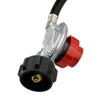 Propane Burner Gas Propane Regulator 30PSI Adjustable High Pressure Propane Regulator For Gas Burner
