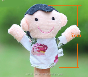 La familia de peluche marionetas de mano de arte títeres de dedo marionetas de mano juguetes de padre-hijo/aparatos juguetes de peluche - Product Image 4