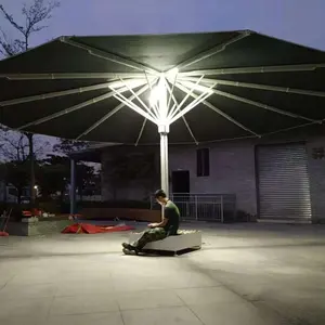 10 Feet <strong>3m</strong> Garden <strong>Beach</strong> Round Patio Commercial <strong>Umbrella</strong> with Base - Product Image 1