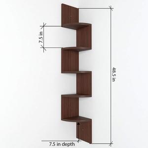 ジグザグコーナーウォールマウントシェルフユニット - Product Image 4
