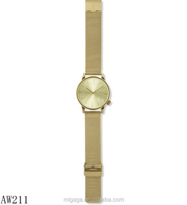 Royal cinghia rete metallica placcato oro orologi <span class=keywords><strong>da</strong></span> <span class=keywords><strong>polso</strong></span> al quarzo uomini - Product Image 2