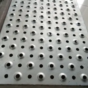 stainless steel perforated metal stair treads/non slip perforated stair treads