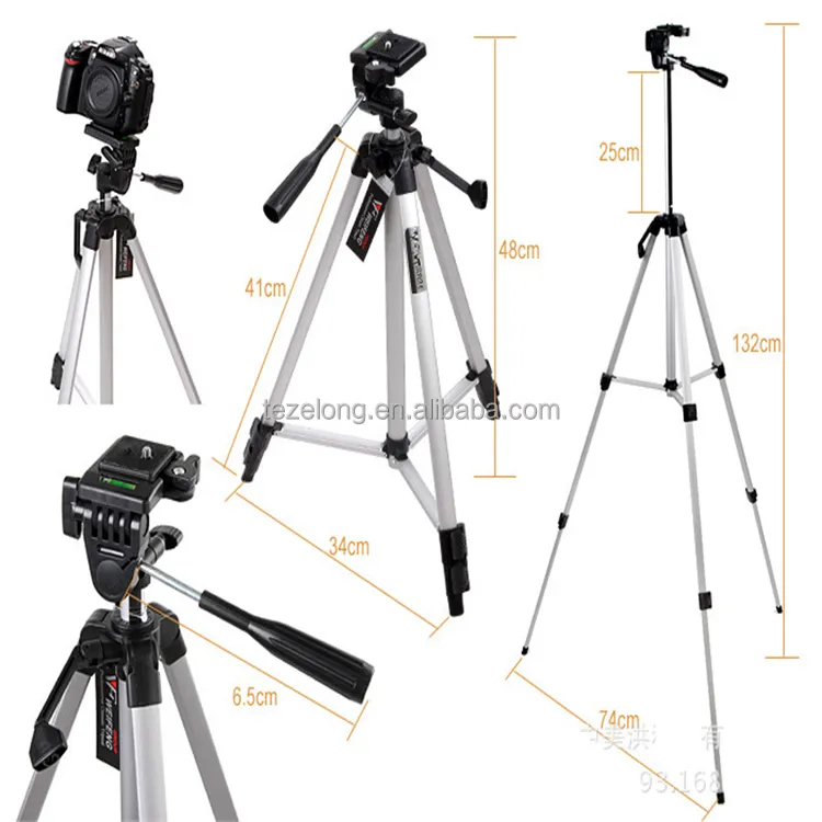 WT3110A Professionellen Kamerastativ für Canon EOS Rebel und Für Nikon D7100 D90 D3100 DSLR Kamera