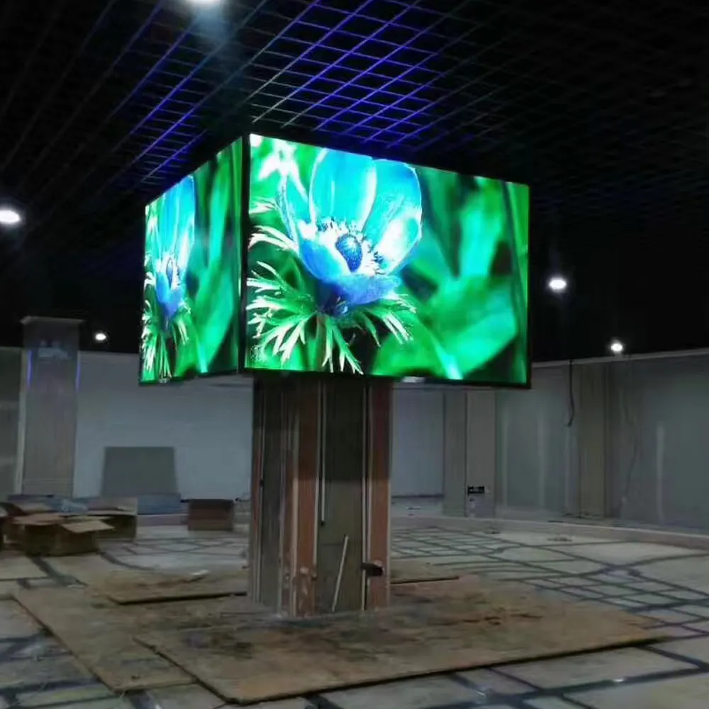 Shenzhen Tidak Teratur Indoor P2.5 Square TV LED Panel Tablet Tampilan Layar