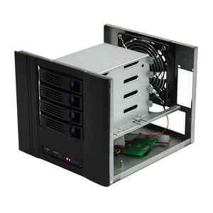 N4 <strong>NAS</strong> 4-Bay Desktop <strong>Mini</strong> Tower Server <strong>Case</strong> with Hot-Swap HDD Tray in Stock - Product Image 3