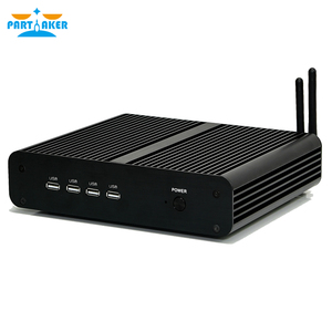 Partaker không quạt Mini PC <span class=keywords><strong>Intel</strong></span> <span class=keywords><strong>Core</strong></span> I7 8550u 8565u 12V DC hiển thị kép Gigabit Lan Wifi USB 3.0 văn phòng công nghiệp Micro máy tính - Product Image 3