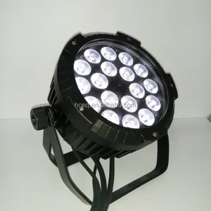 HQLIT - Foco PAR LED para Exteriores, 18 x 18 W, RGBWA UV, 6 en 1, Resistente al Agua IP65, para Parques, Iglesias, Teatros, Equipos de Iluminación de Escenarios - Product Image 1