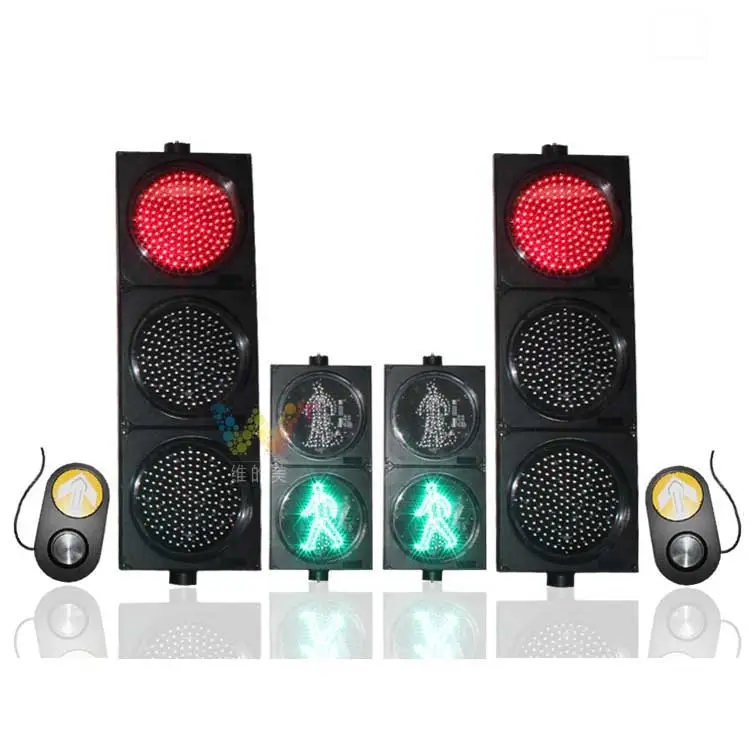 New design 300mm road safety push button with controller pedestrian led traffic light