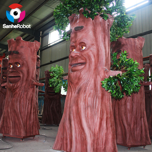 Hấp Dẫn Hot Mới Nhất Bán Lớn Bền Cuộc Sống Kích Thước Nói Cây Với Phong Trào Animatronic Nhà Máy Cho Công Viên Chủ Đề - Product Image 3