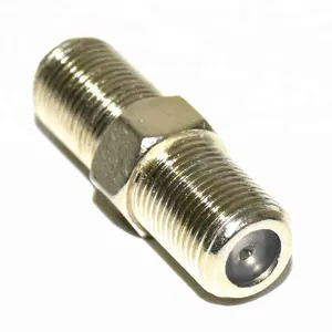 F81 Zinc Splice Connector - 3GHz Female to Female F-Type Coaxial Cable Extension