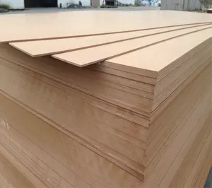 Wood Fiber Material and Indoor Usage plain/raw MDF/HDF board 1220*2440mm