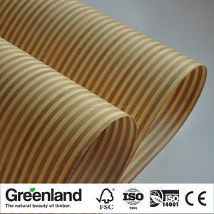 Zebrano Chapa De Bambú para Longboards patineta Decorativo de Chapa De Madera Contrachapada de Lujo - Product Image 1