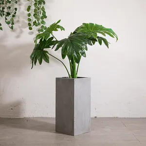 Melhor Preço Grande Vaso de Flores Vaso de Plantas Ao Ar Livre Grandes Plantadores De Concreto de Cimento