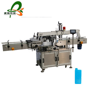 Tự động dọc 2-Sided Sticker dán nhãn máy đa năng cho chai trường hợp kim loại gỗ bao bì PLC thành phần cốt lõi - Product Image 1