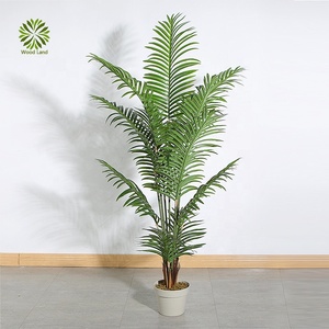 145cm Decoración de interiores Planta verde Bonsai Palmera artificial Árbol de goma - Product Image 2
