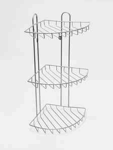 Single Tier Wire <b>Wall</b> <b>Mounted</b> <b>Corner</b> <b>Shelf</b> - Product Image 3