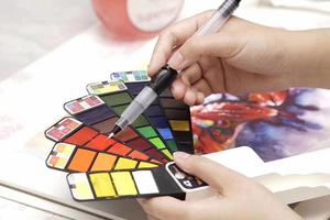 B view — <span class=keywords><strong>Kit</strong></span> d'<span class=keywords><strong>aquarelle</strong></span> de voyage, pour artiste artistique, Mini <span class=keywords><strong>Portable</strong></span>, pour peinture en extérieur - Product Image 4