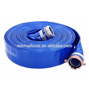 Multipurpose versterkte pvc slang hogedrukpomp layflat slang korea medium duty layflat landbouw waterslang