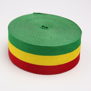 3.8cm 녹색 노란색 빨간색 3 색 폴리에스터 웨빙 메달 슬링 - Product Image 5