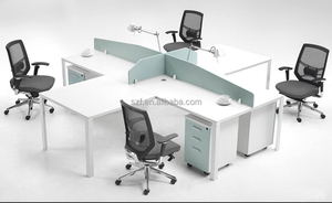Mesa de trabajo de madera en forma de X, novedad, escritorio de partición - Product Image 6