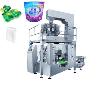Automática Premade Saco Lavandaria Detergente Líquido Máquina de Embalagem Pod