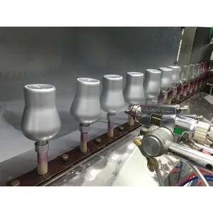 Автоматическая линия по производству распылительного покрытия стеклянной бутылки
