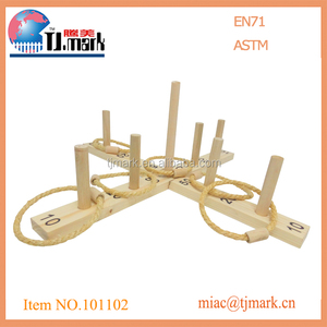OEM woooden lanzando <span class=keywords><strong>juego</strong></span> juguete clavijas/alboroto/tejos cuerda/ring toss <span class=keywords><strong>juego</strong></span> - Product Image 1