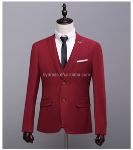 Esmoquin de novio de dos botones para hombre, trajes de boda (chaqueta + pantalón + chaleco) NA38, imagen Real, nuevo estilo a la <span class=keywords><strong>moda</strong></span>, <span class=keywords><strong>2022</strong></span> - Product Image 3